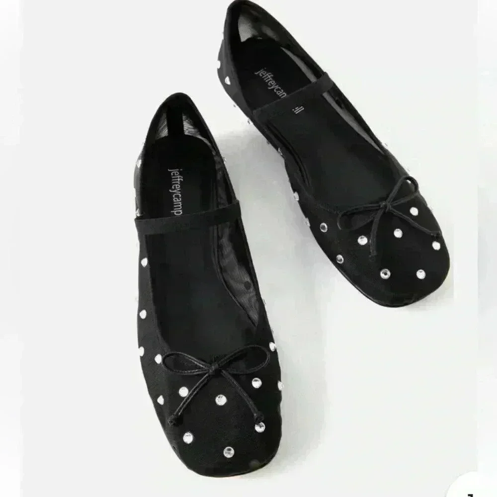 Jeffrey Campbell for Free People Shine For You Ballet Flats - Picture 1 of 10